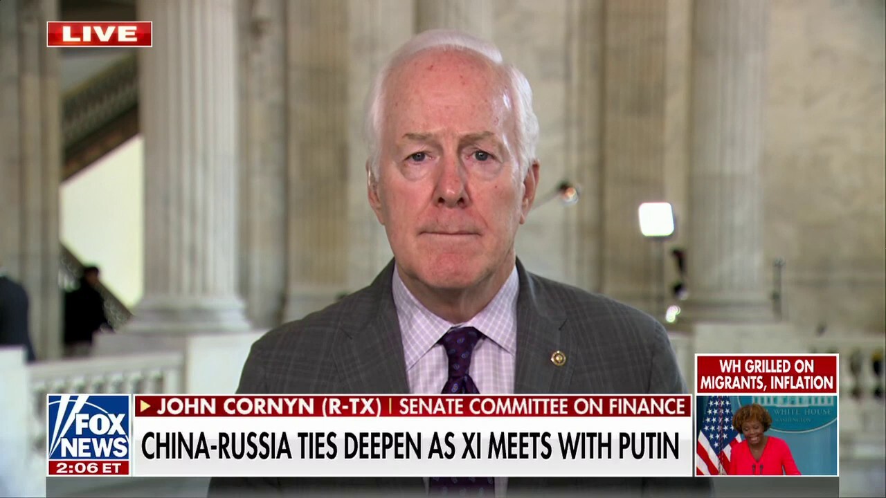 China-Russia relationship a 'call to arms for the democracies of the world': Sen. Cornyn