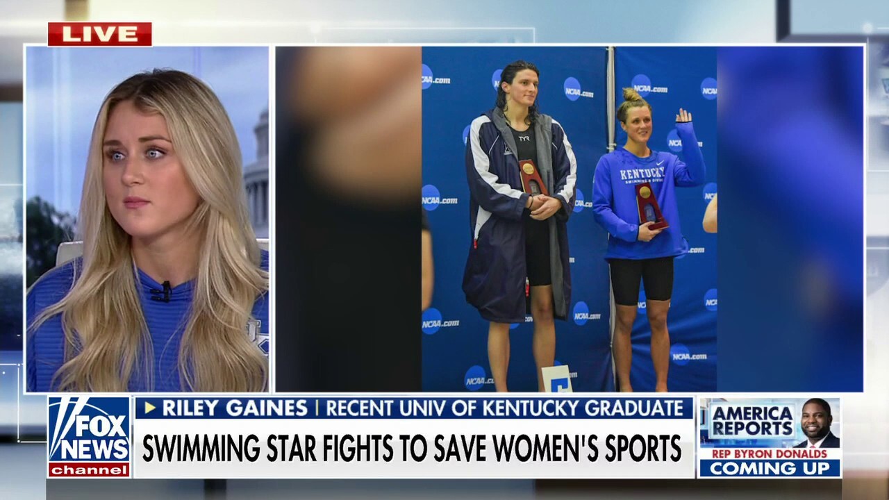 Women's sports advocate Riley Gaines attends State of the Union