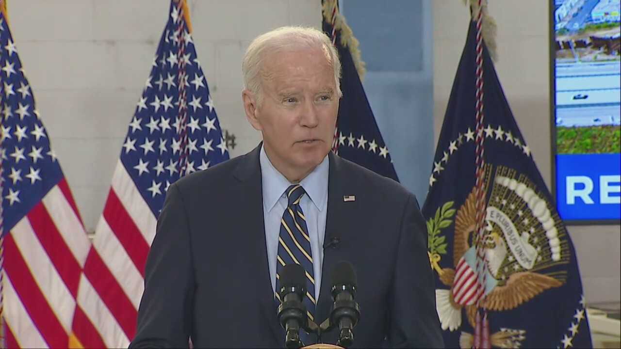 President Biden delivers remarks after touring damage from I-95 collapse