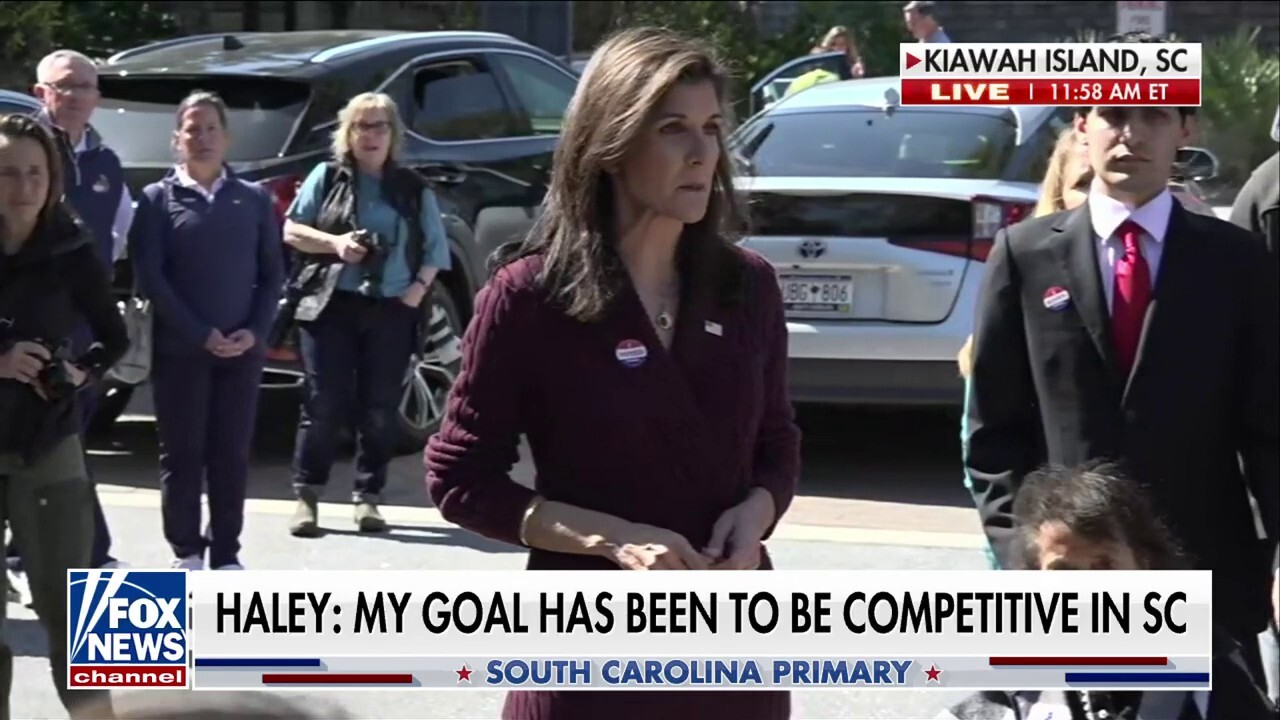 Nikki Haley speaks after voting in SC primary