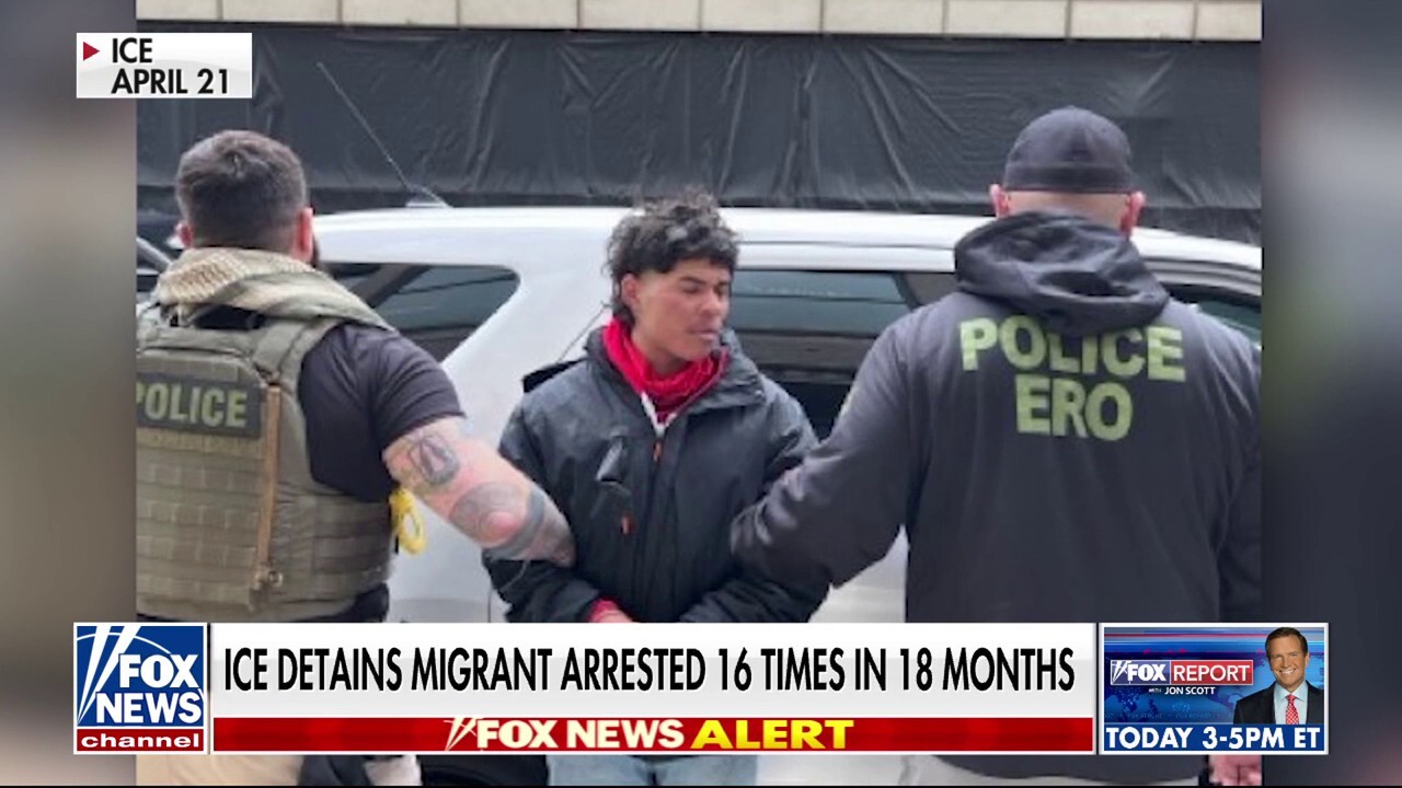 ICE detains migrant arrested 16 times successful  18 months
