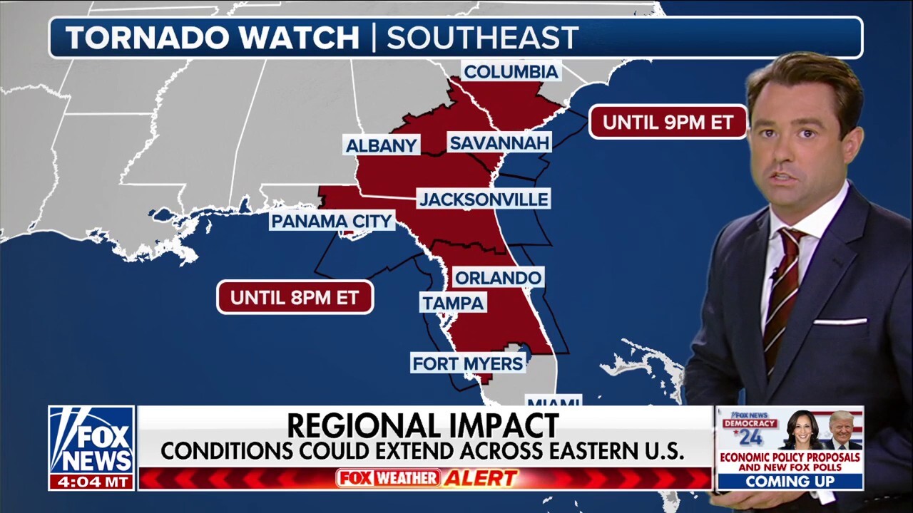 Fox News meteorologist Adam Klotz tracks the potential Category 4 storm on 'Special Report.'