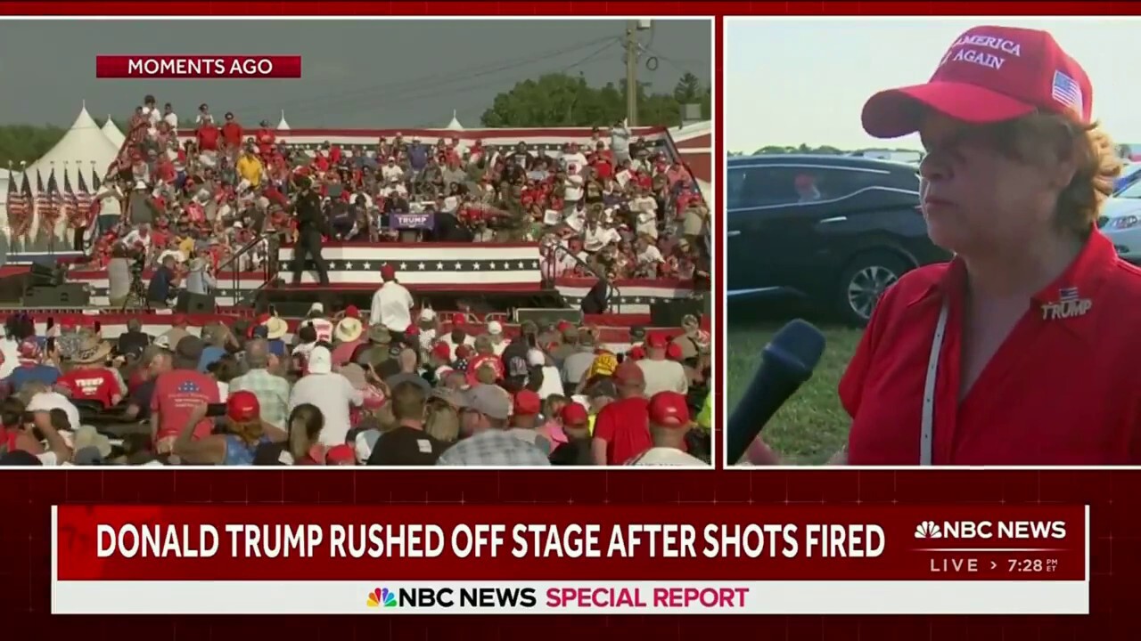 First-row Trump rally attendee on shooting: ‘I was looking him in the eye’