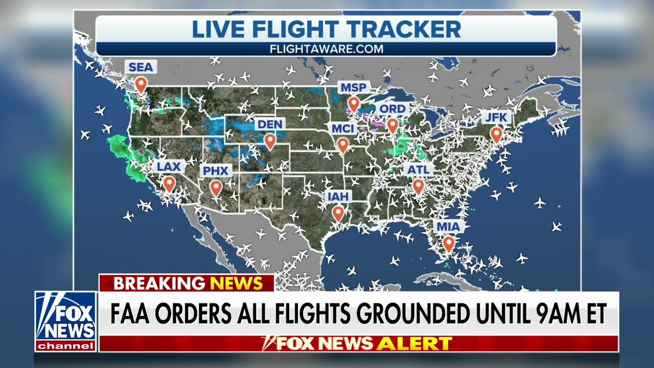 FAA Orders All Flights Grounded For The First Time Since 9 11 Fox 