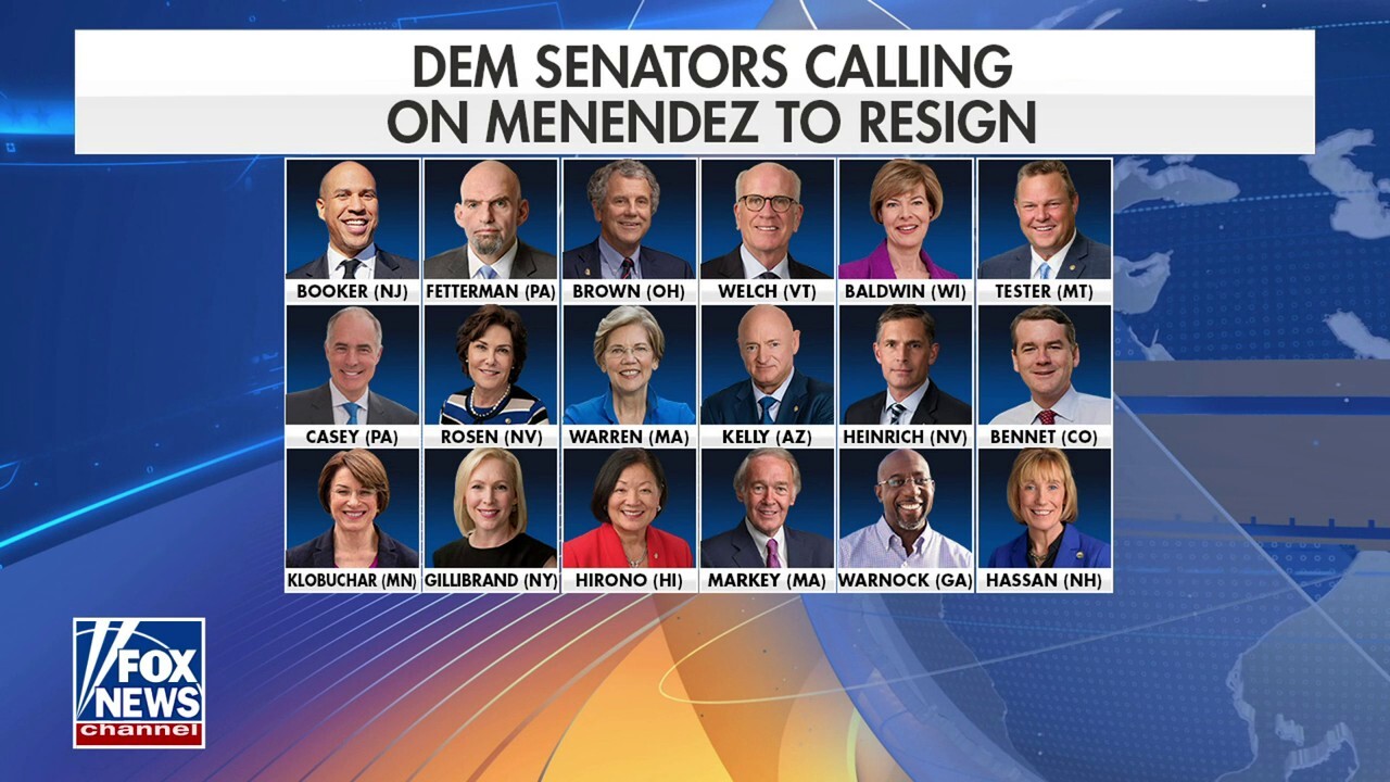 19 Democrats call on Sen. Bob Menendez to resign following bribery allegations