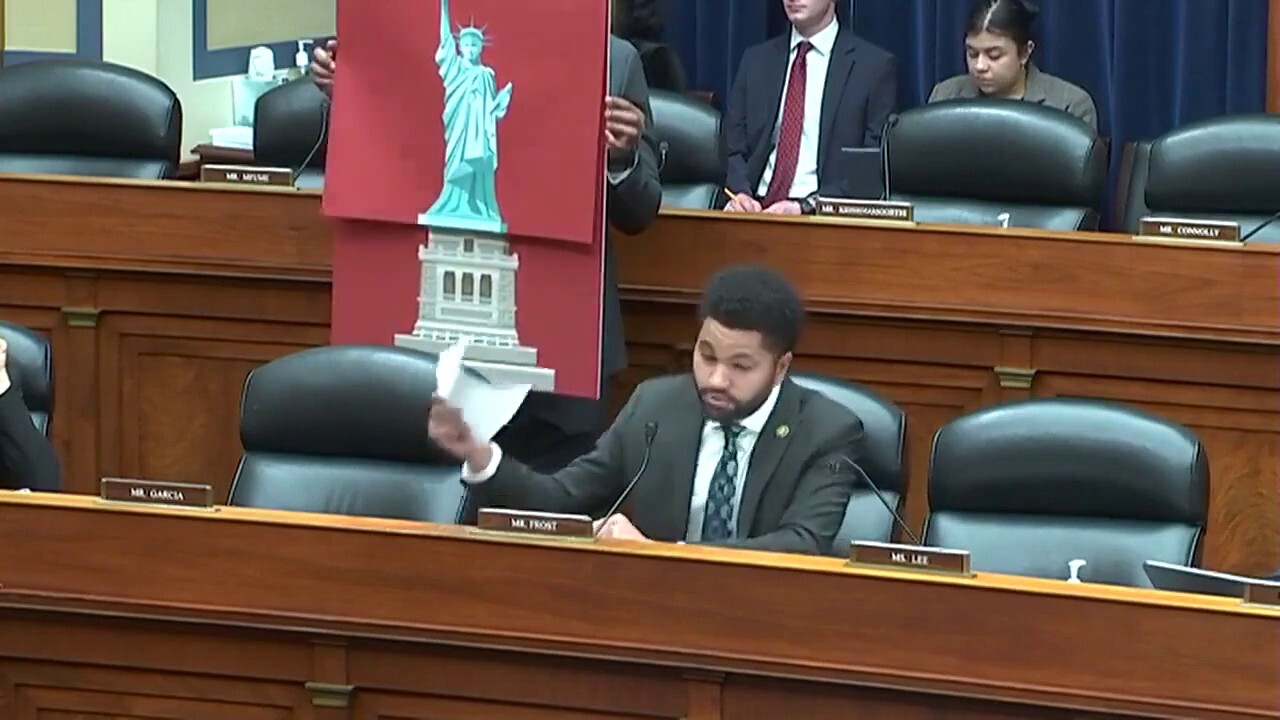 Rep. Maxwell Frost references Statue of Liberty in GOP immigration bill