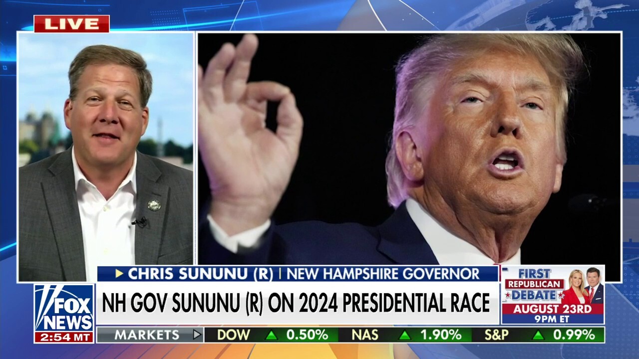  Gov. Chris Sununu, R-N.H., weighs in on the 2024 presidential race on 'Your World.'