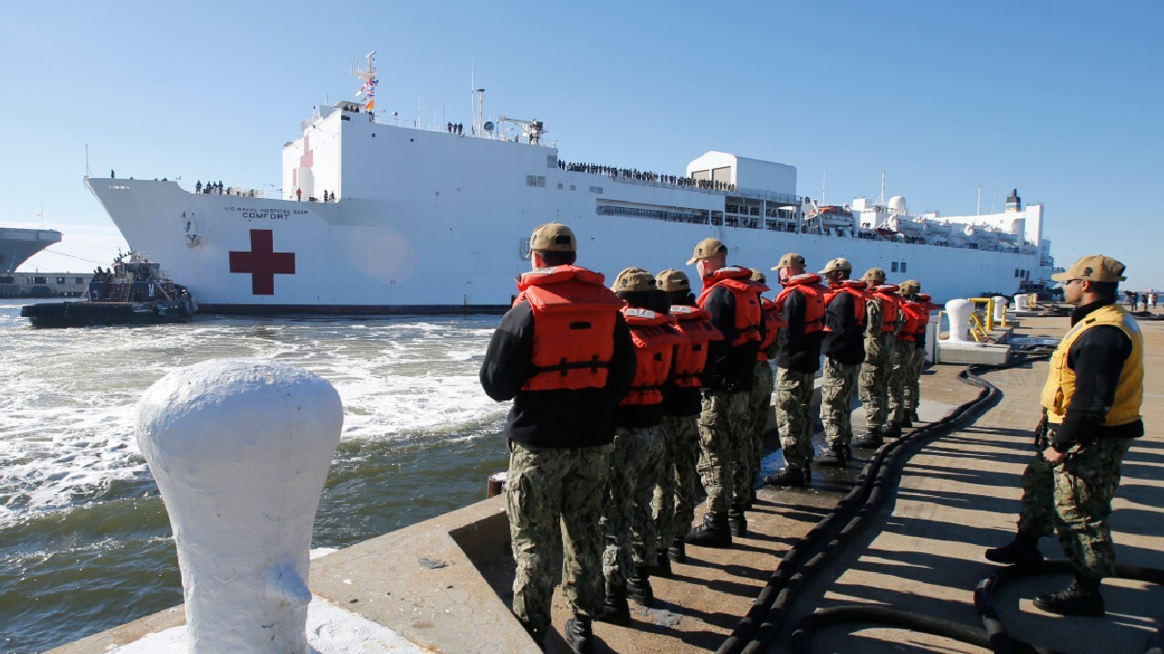 USNS Comfort embarks to NYC to help hospitals dealing with COVID-19 pandemic