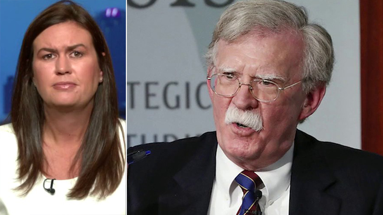 Sarah Sanders: Bolton was 'completely drunk on power' in White House, is a 'disgrace to the country' 