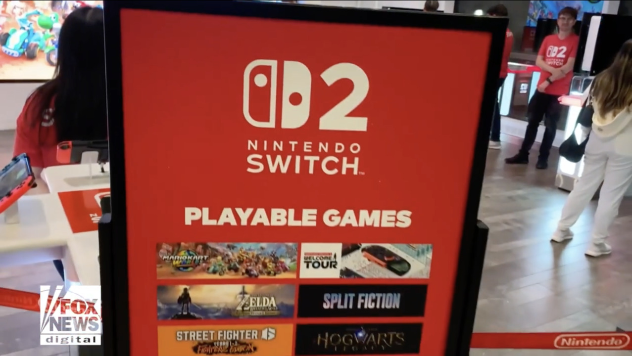 Nintendo Switch 2 hits the shelves