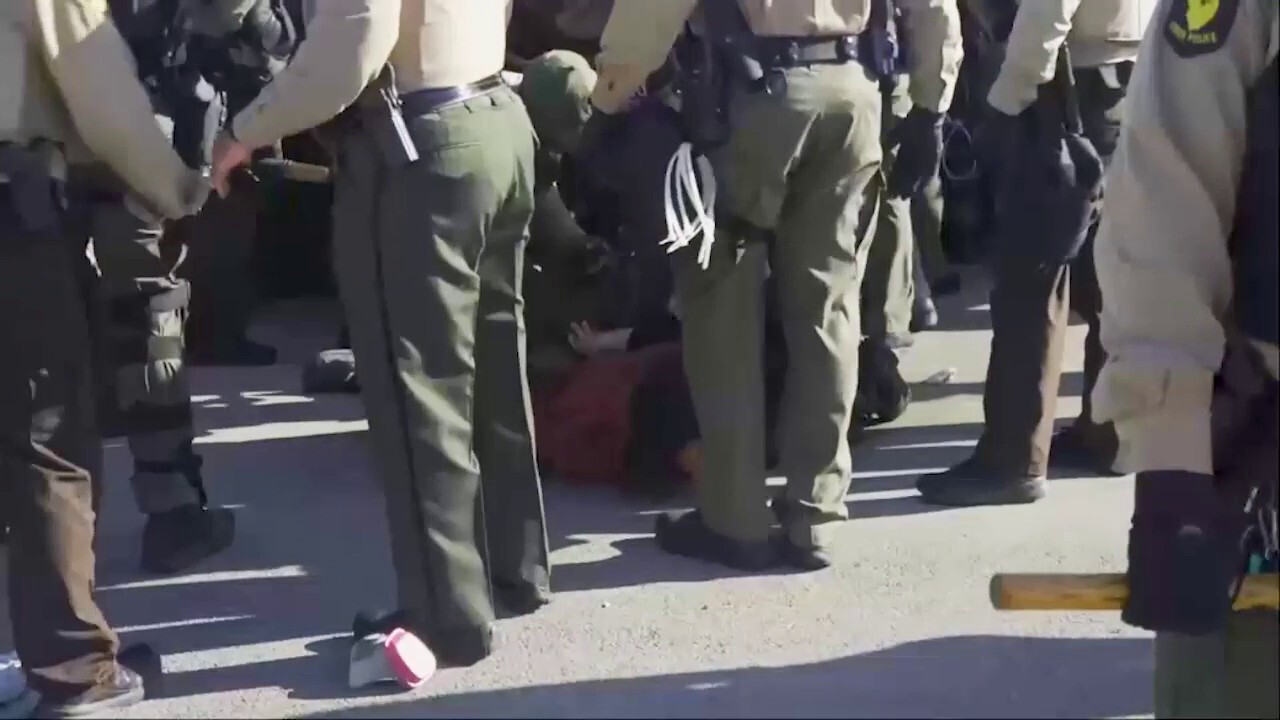 Anti-ICE Illinois agitators clash with officers outside Chicago immigration facility; arrests made