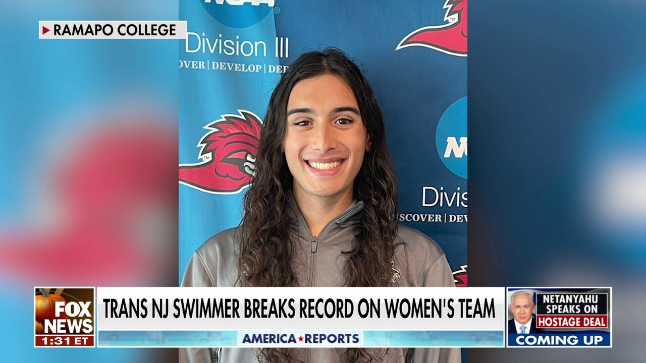 Trans swimmer breaks records after transferring to women's team