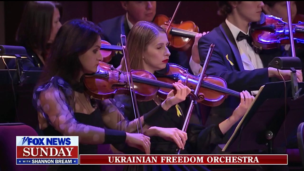 Refugees partake in Ukrainian Freedom Orchestra as Putin's war rages on