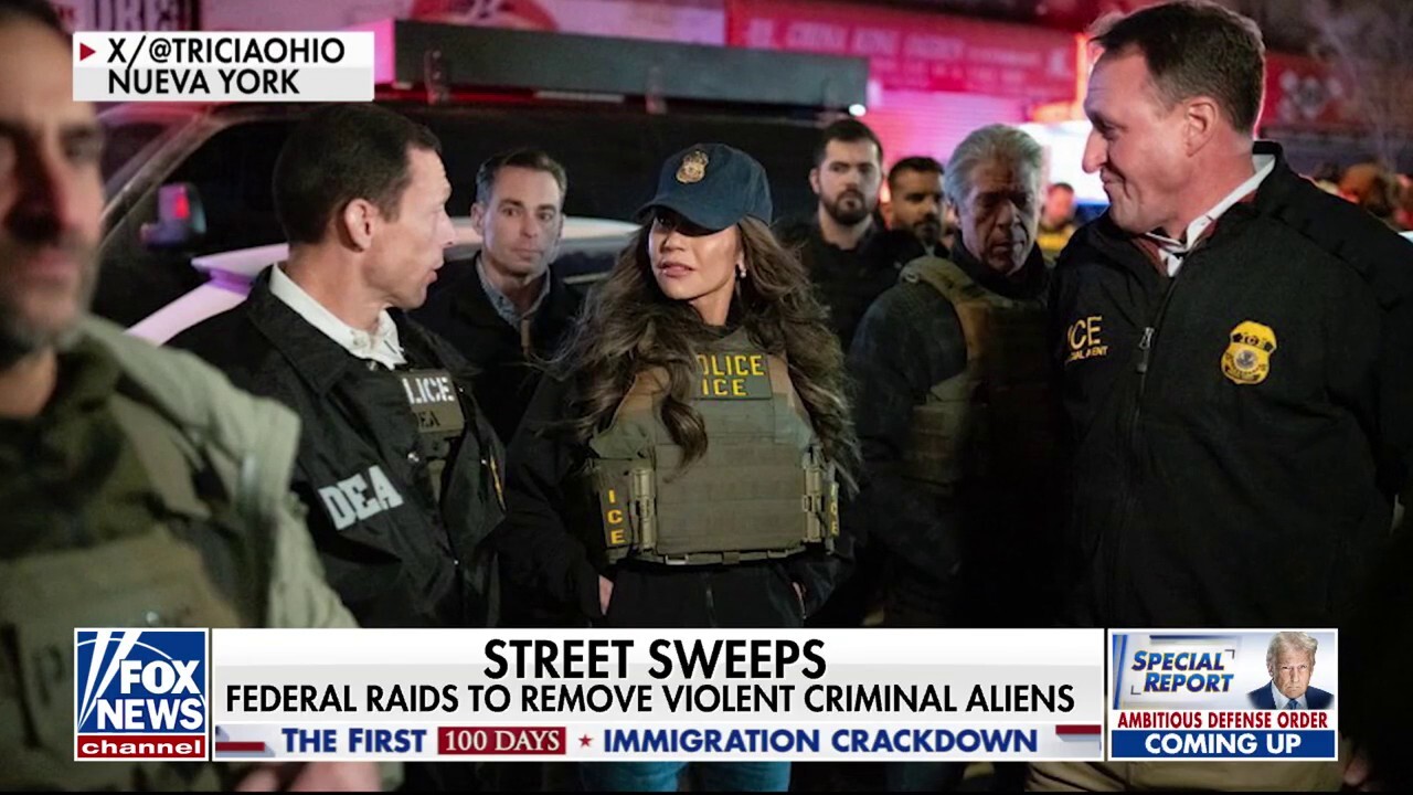 DHS Secretary Kristi Noem leads ICE raids across NYC