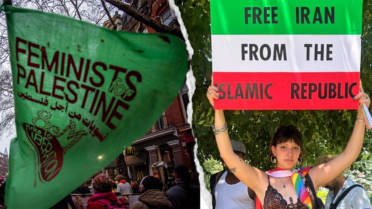 Woman unmasks the 'insanity' of western feminists marching for Palestinians, but not Iranian women