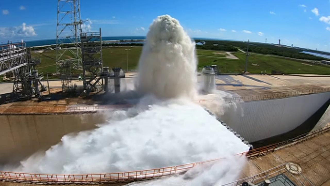 NASA tests launch pad water deluge system Latest News Videos Fox News