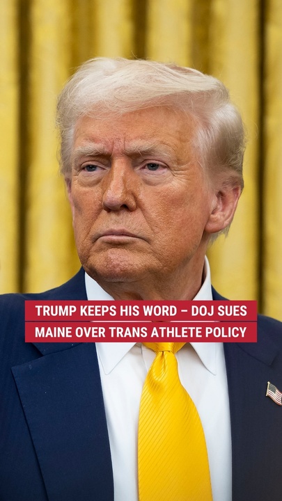  Trump keeps his connection     and takes the authorities   of Maine to tribunal  implicit    trans jock  policy