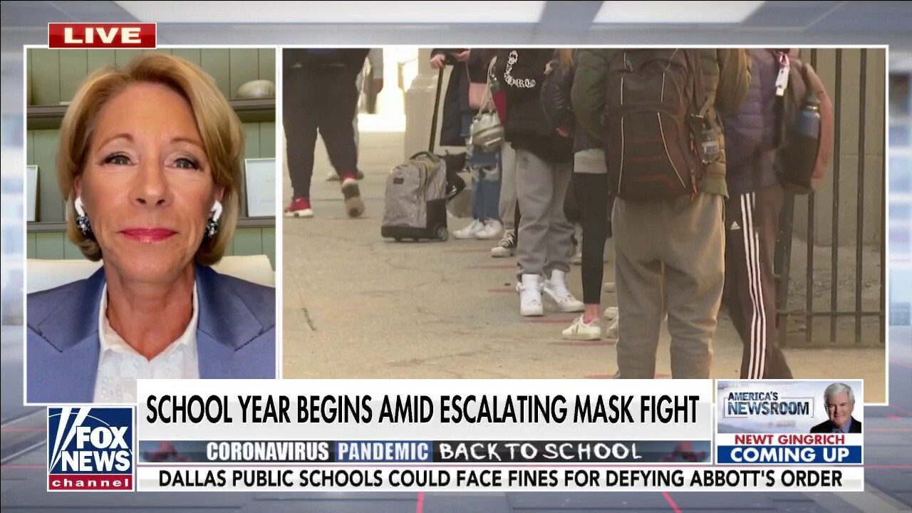 Betsy DeVos on escalating mask debate: ‘Leave these decisions to parents’