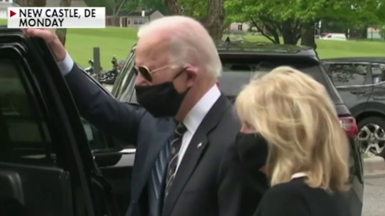 Biden and Trump offer visual contrast at Memorial Day events	