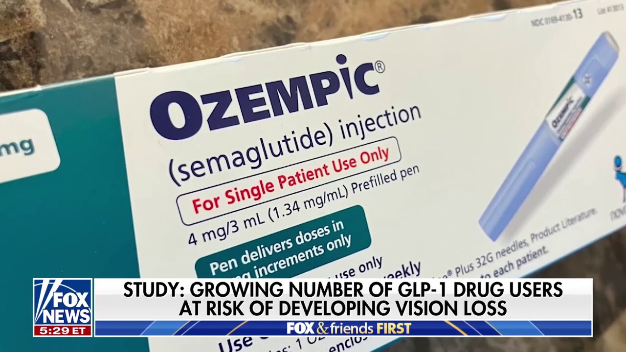 GLP-1 drug users twice as likely to suffer from vision loss, study says