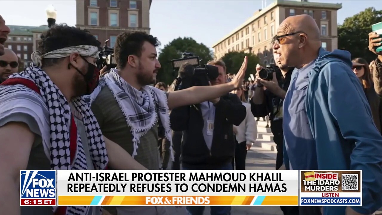 Khalil repeatedly refuses to condemn Hamas on CNN