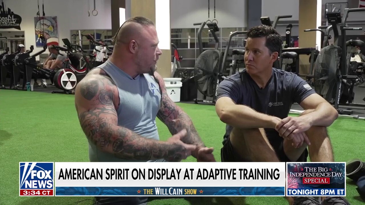 Will Cain gets look inside adaptive training foundation