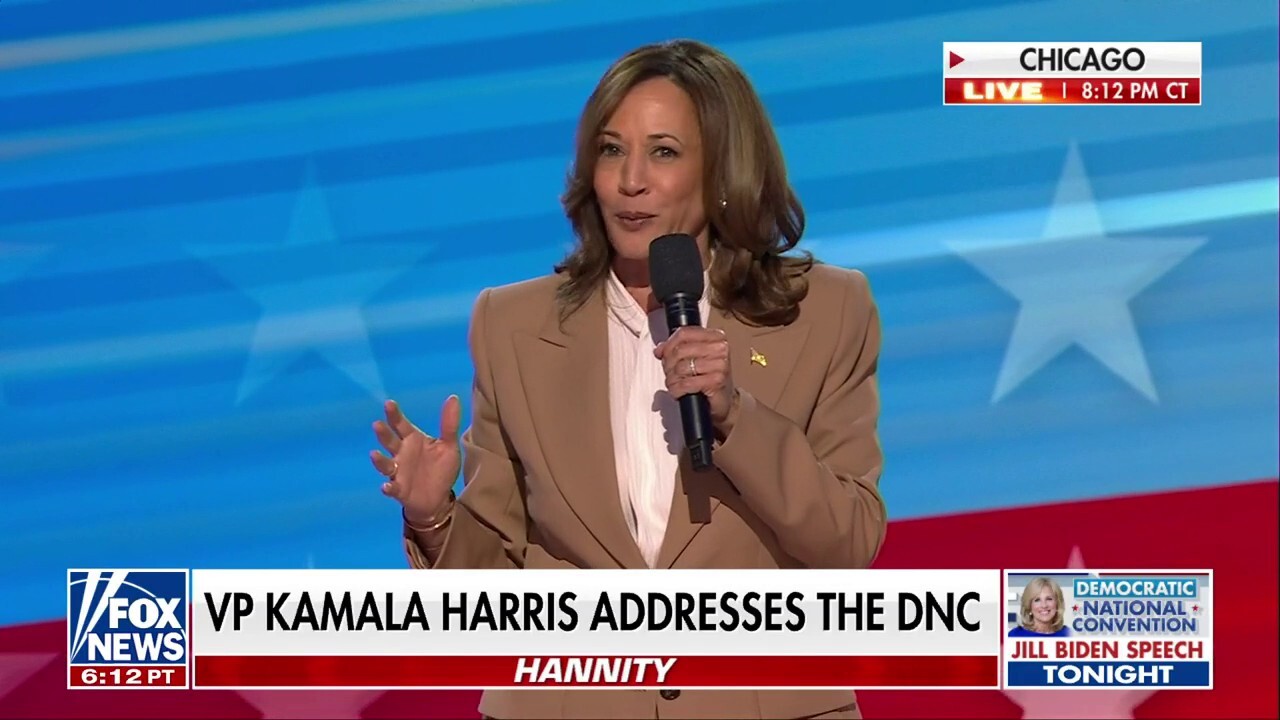  Kamala Harris addresses the DNC: Joe, we are forever grateful to you