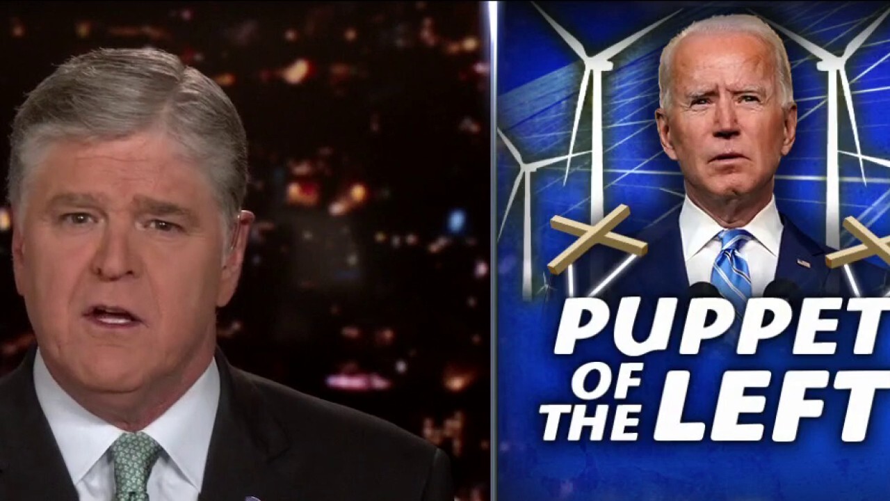 Hannity: 'Struggling' Biden wrecking US as far left tightens grip on presidency