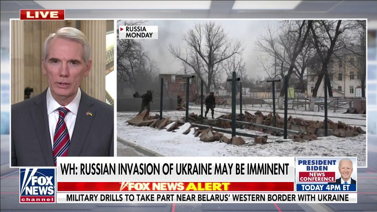 السناتور بورتمان يحذر من أن غزو روسيا لأوكرانيا سيكون “خطأ فادحا” ويؤكد دعم الولايات المتحدة لأوكرانيا
