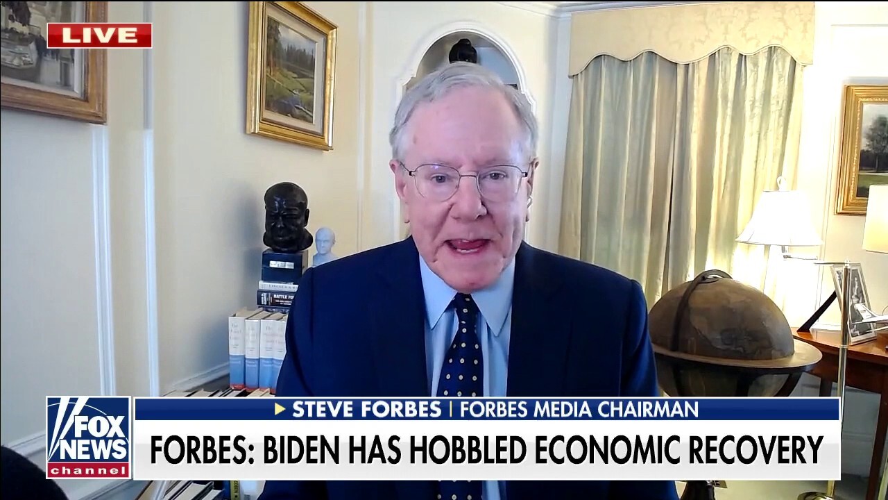 Steve Forbes: Biden’s remarks on jobs report a ‘fairy tale’