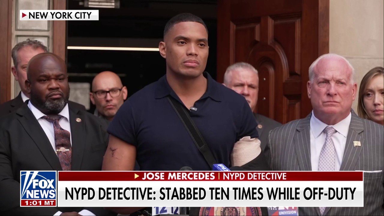 Off-duty NYPD detective stabbed repeatedly, speaks out about attack
