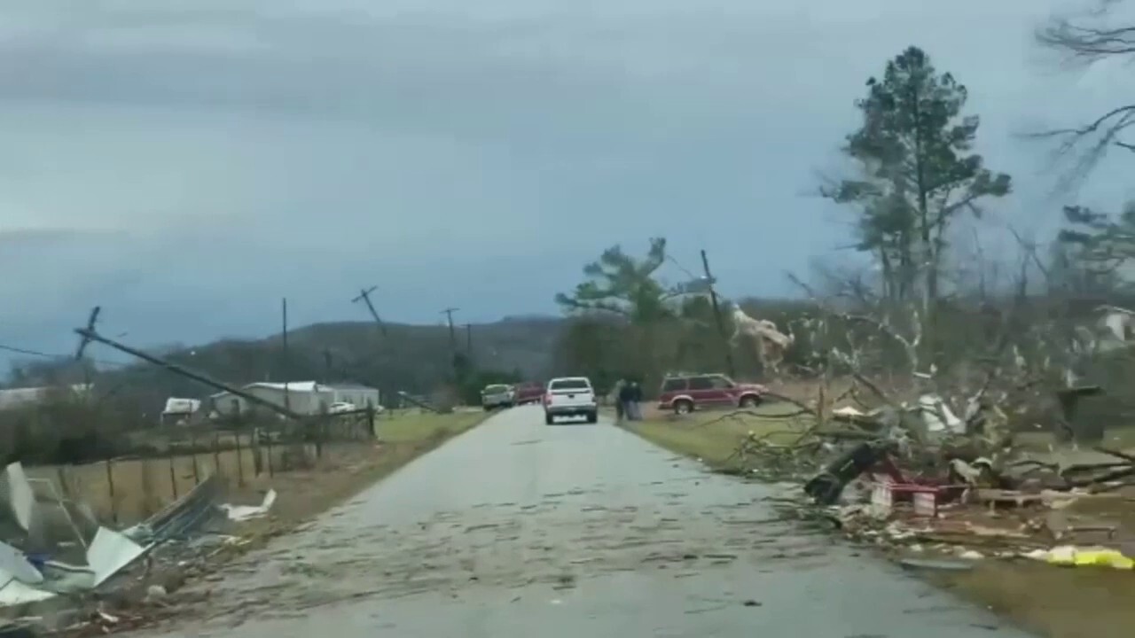 WATCH Aftermath of Alabama tornado path Fox News Video