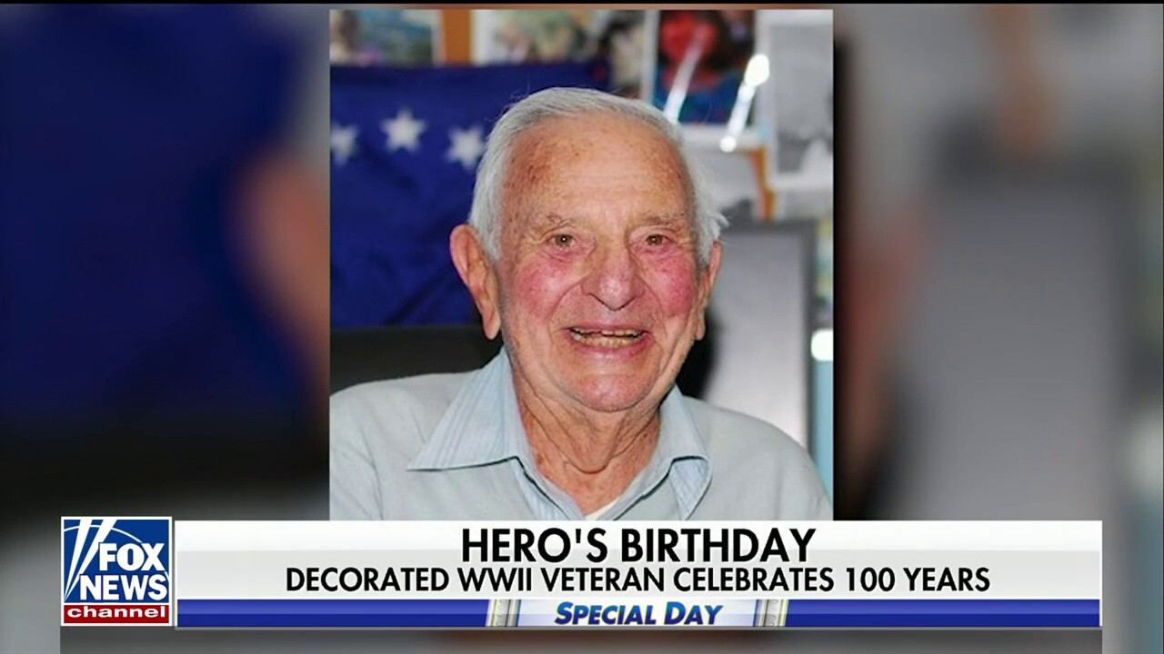 Decorated WWII veteran celebrates 100 years