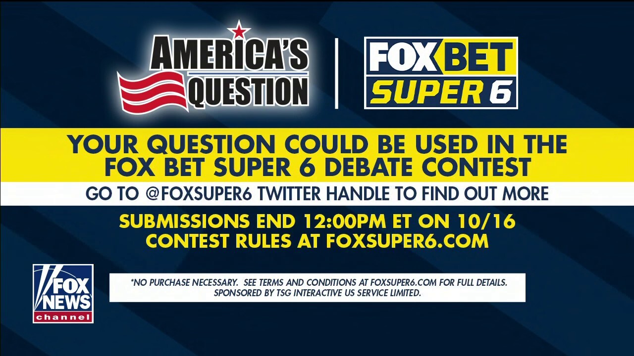 Submit your question for the FOX Bet Super 6 Debate contest