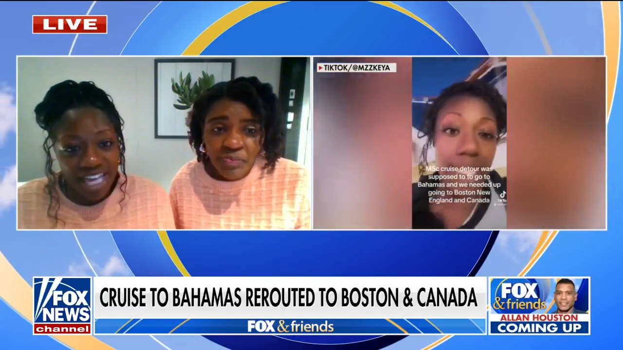 Пътниците на круизния кораб за Бахамите бяха шокирани, след като бяха пренасочени към мразовития Бостън, Канада