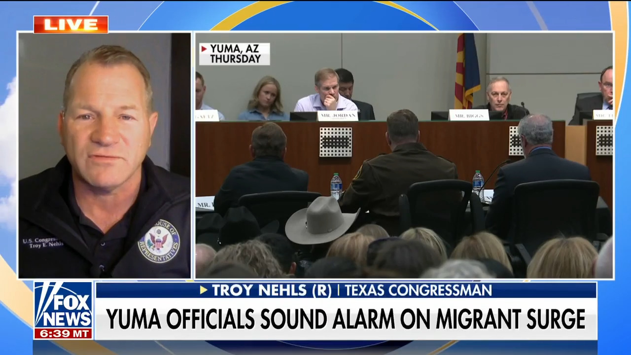 Not surprising Democrats boycotted border trip since it’s a ‘losing argument for them’: Rep. Troy Nehls