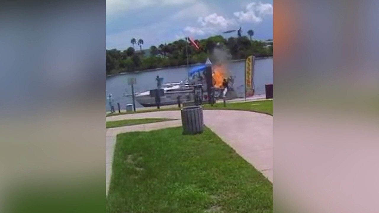 Florida officials say four people are injured after boat explosion
