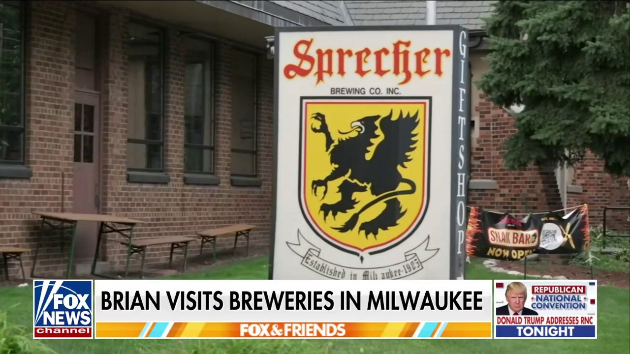 'Fox & Friends' co-host goes behind the scenes at Sprecher Brewing Co. to learn about the brewing process and sits down with Rebellion Brewing Company to talk patriotism and the small business climate.