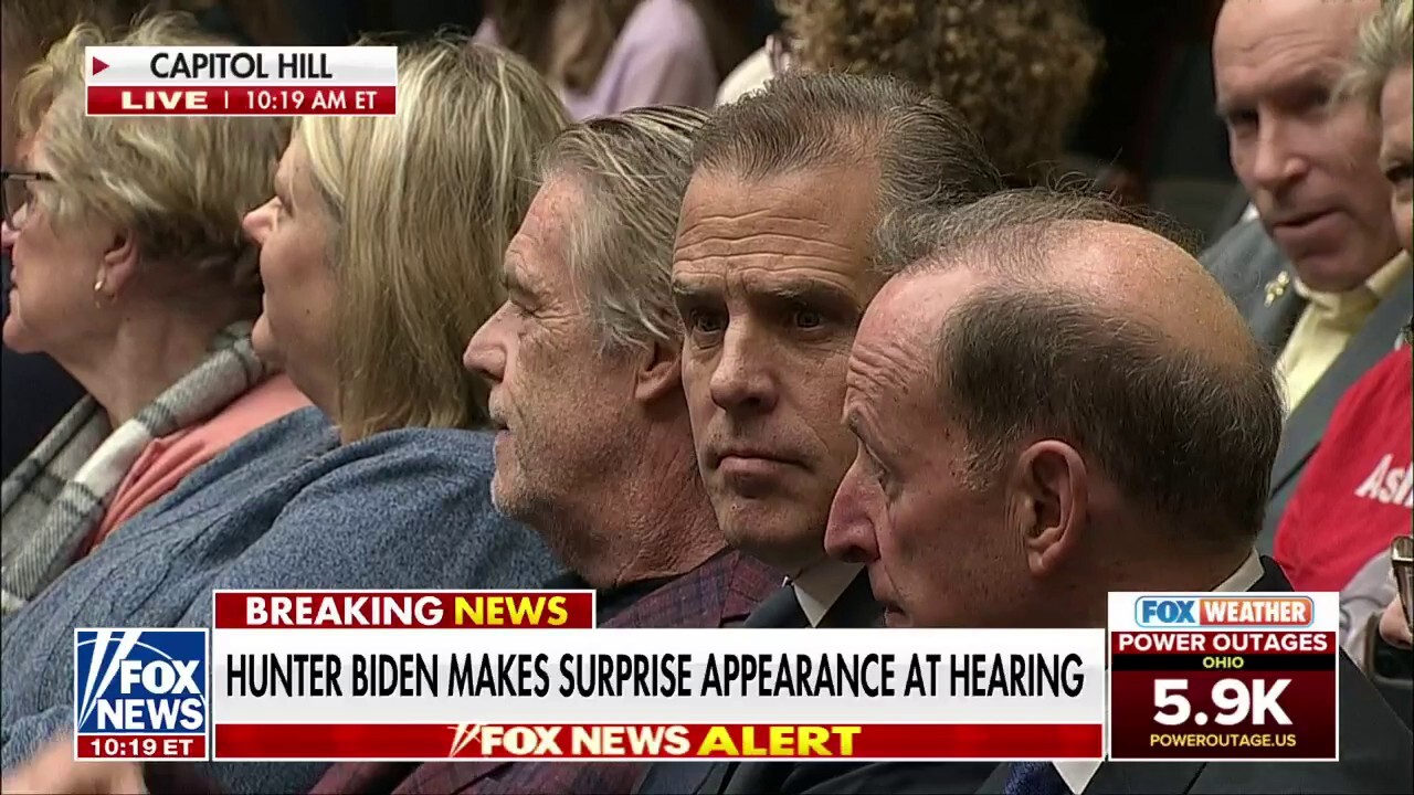 House Hearing Erupts Into Chaos Over Hunter Bidens Surprise Appearance Fox News Video