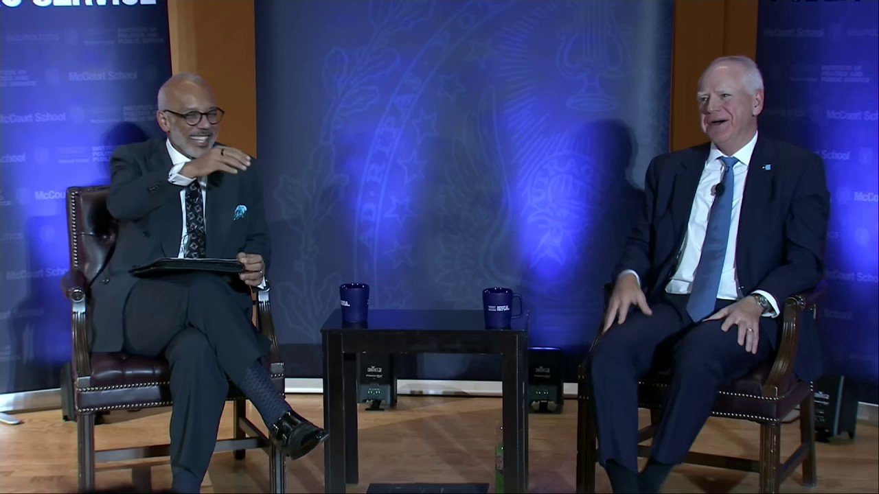 ‘Pick Pete Buttiegieg’: Walz backs former Transportation Secretary, not Harris, when asked about Democratic Party’s future