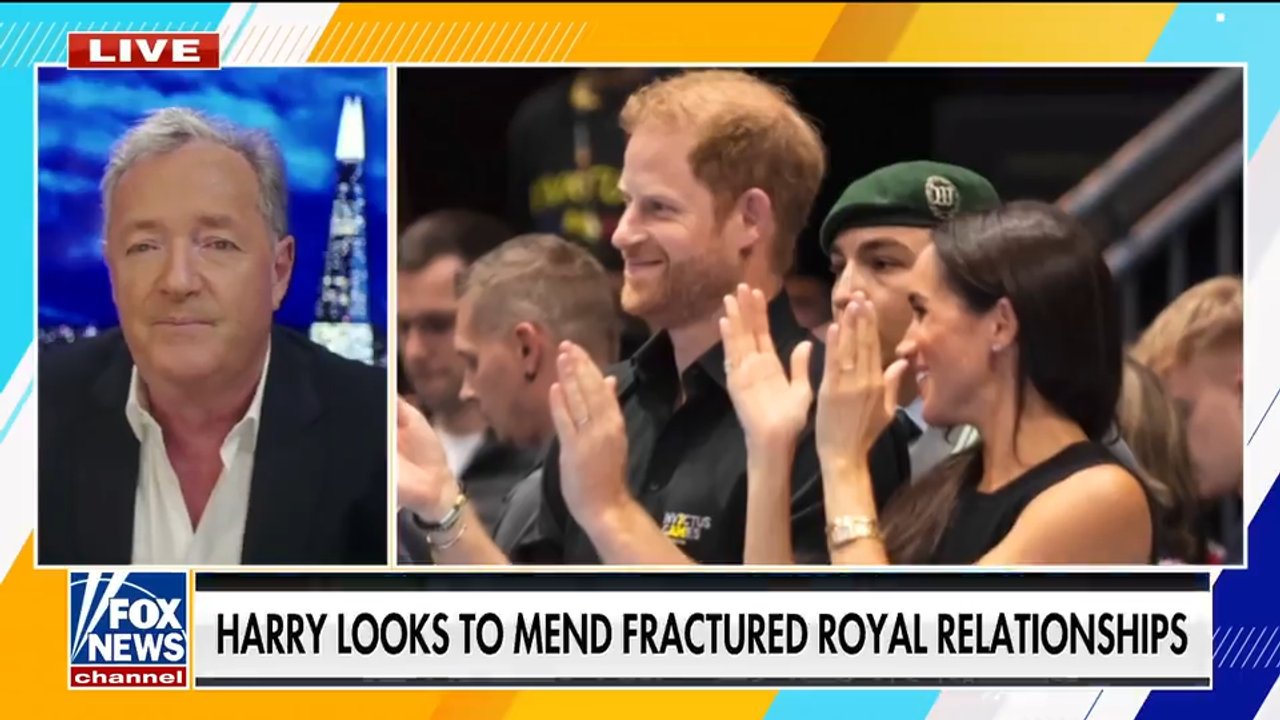 Piers Morgan criticizes Prince Harry's call for royal family reconciliation as 'contemptible hypocrisy'