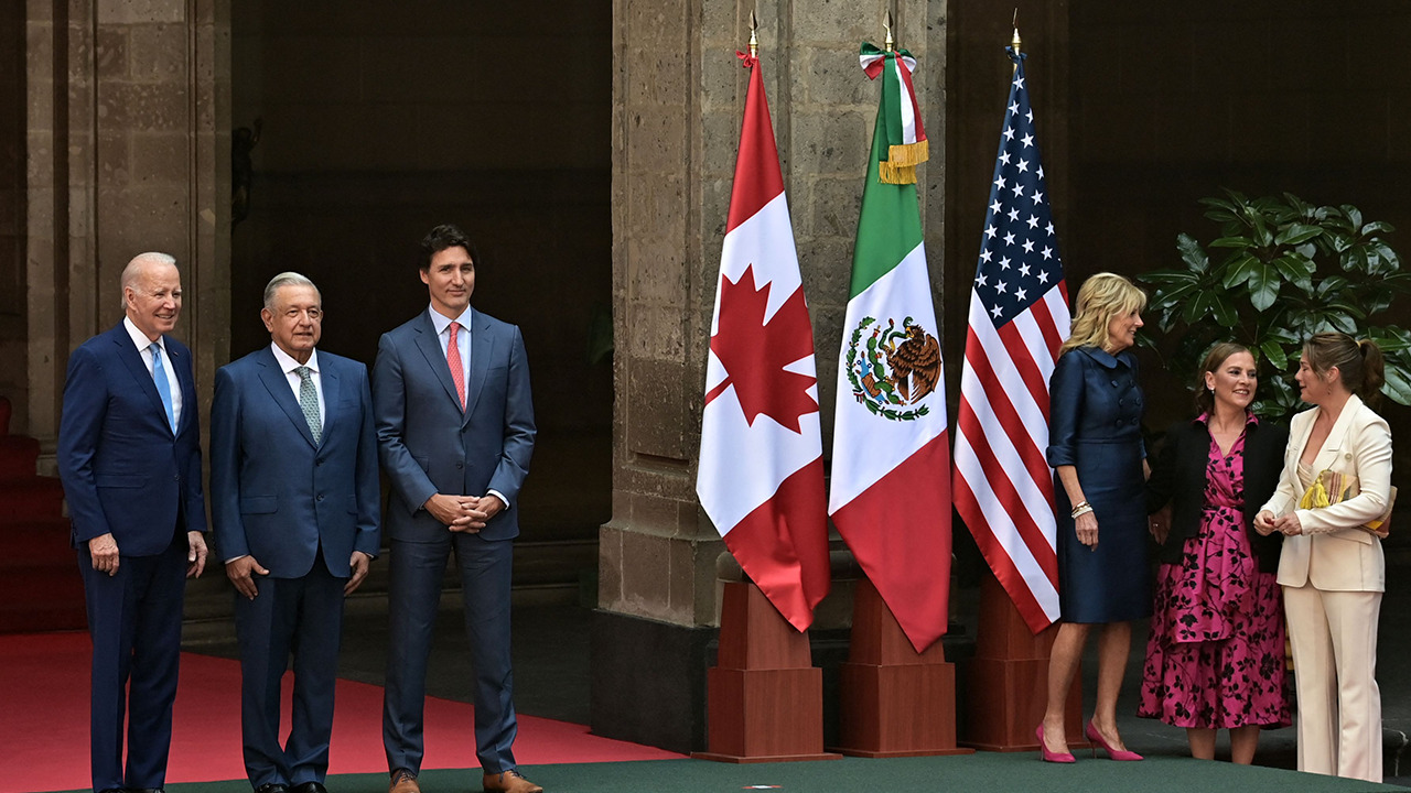 WATCH LIVE President Biden President Obrador and Prime Minister Justin Trudeau hold a press conference