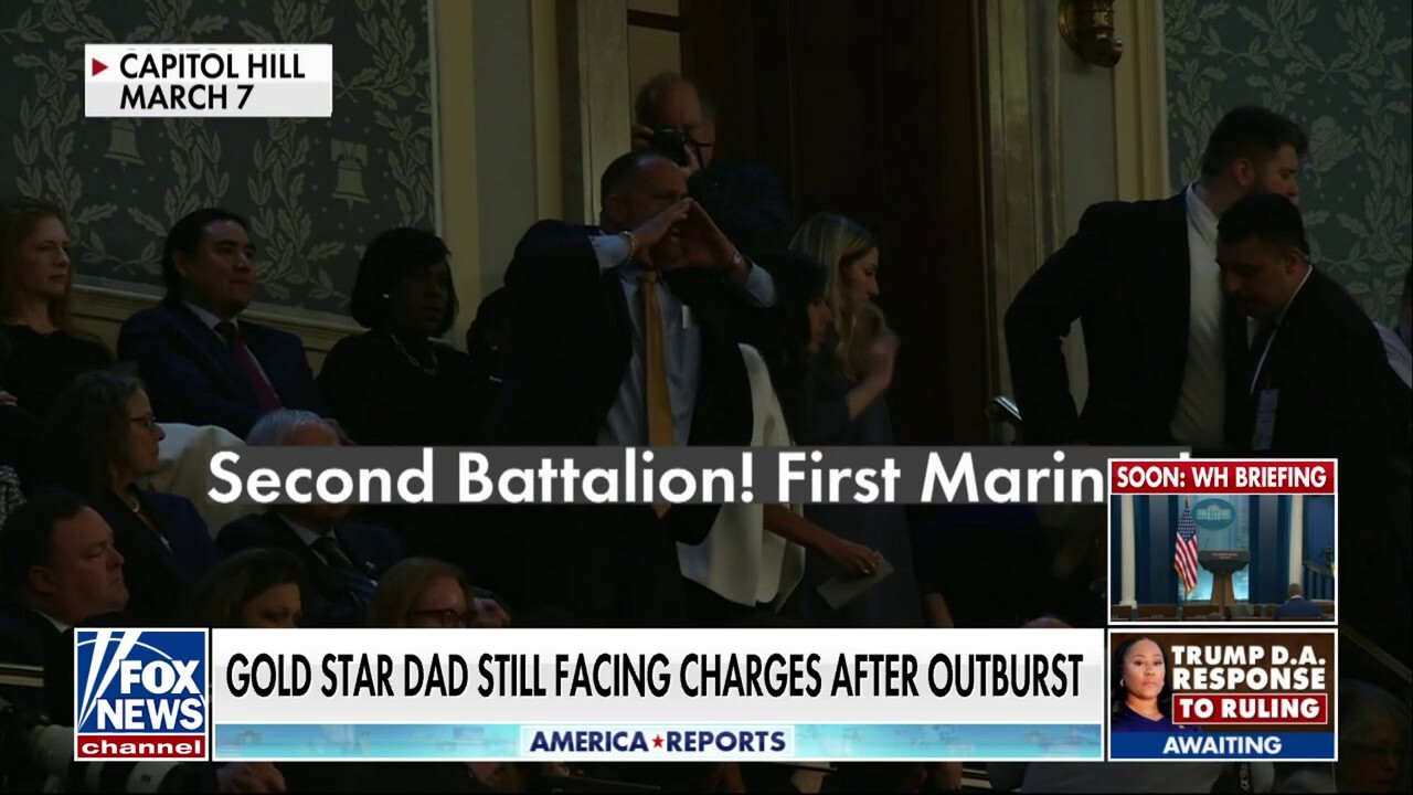 Gold Star dad still facing charges for disrupting Biden's State of the Union