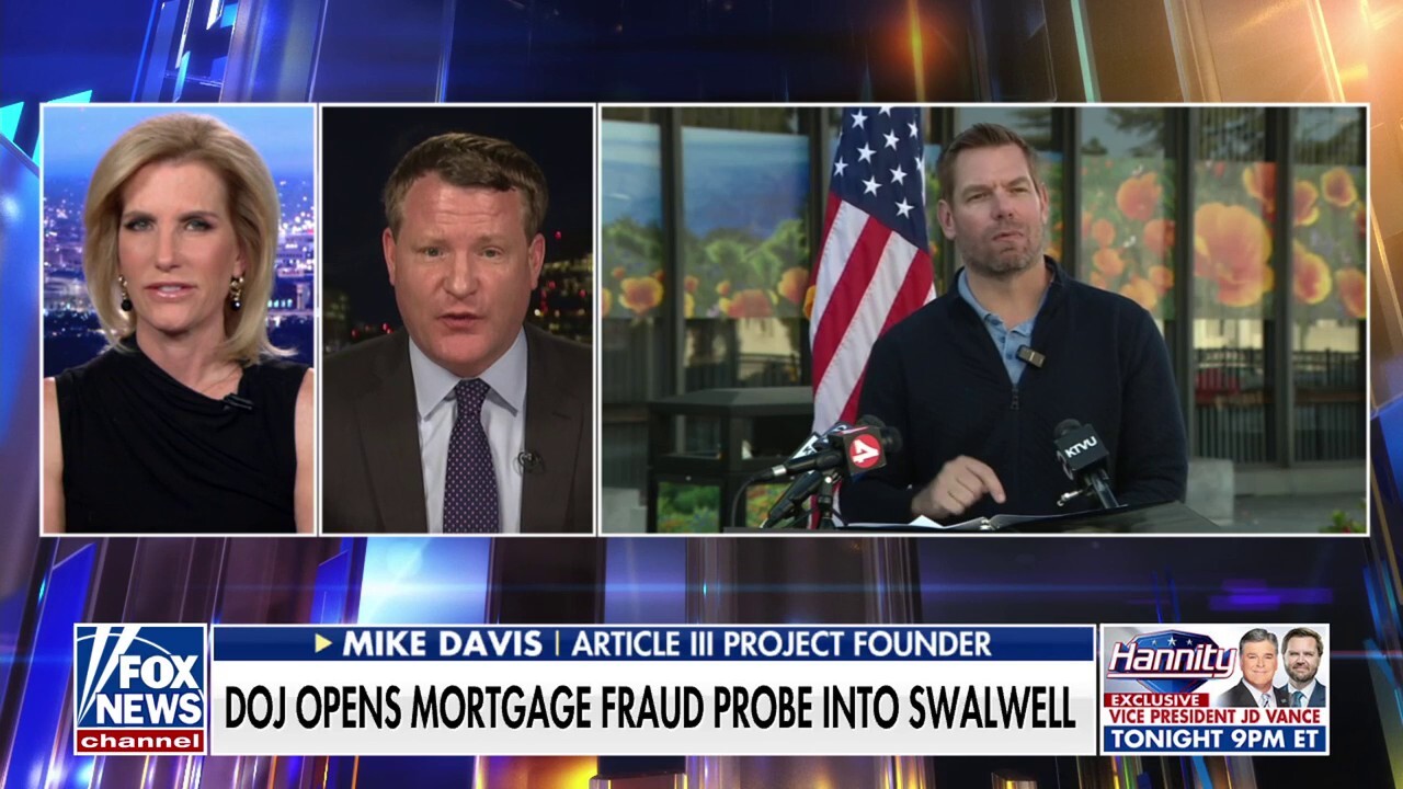 Mike Davis reveals charge he says DOJ should add to Swalwell probe