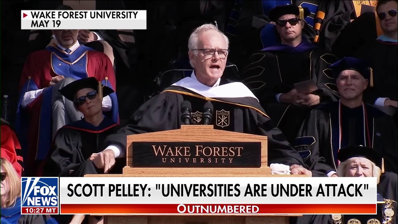 '60 Minutes' anchor goes on anti-Trump tirade to graduates: 'Under attack!'