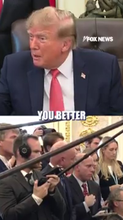 Trump has a warning for reporter shouting questions