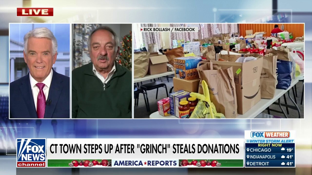 Connecticut community rallies together after Christmas food donations stolen: It's like a 'Hallmark movie'