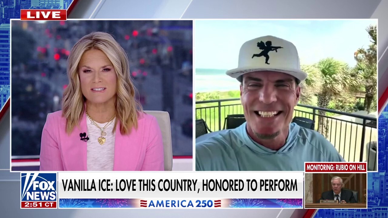 Rapper Vanilla Ice passionately explains why he will perform at the 'Freedom 250' concert in Washington D.C., despite other artists withdrawing on 'The Story.'