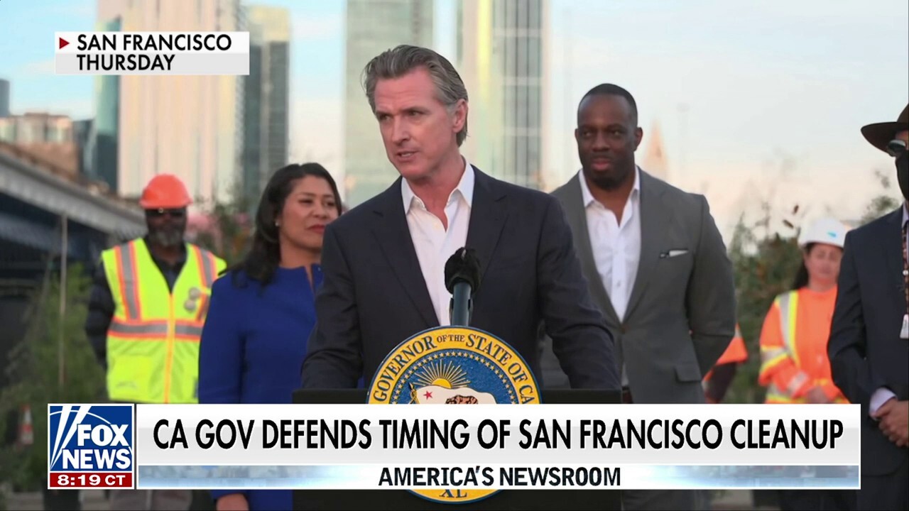 Gavin Newsom admits he is cleaning San Francisco ahead of APEC: 'It's true'