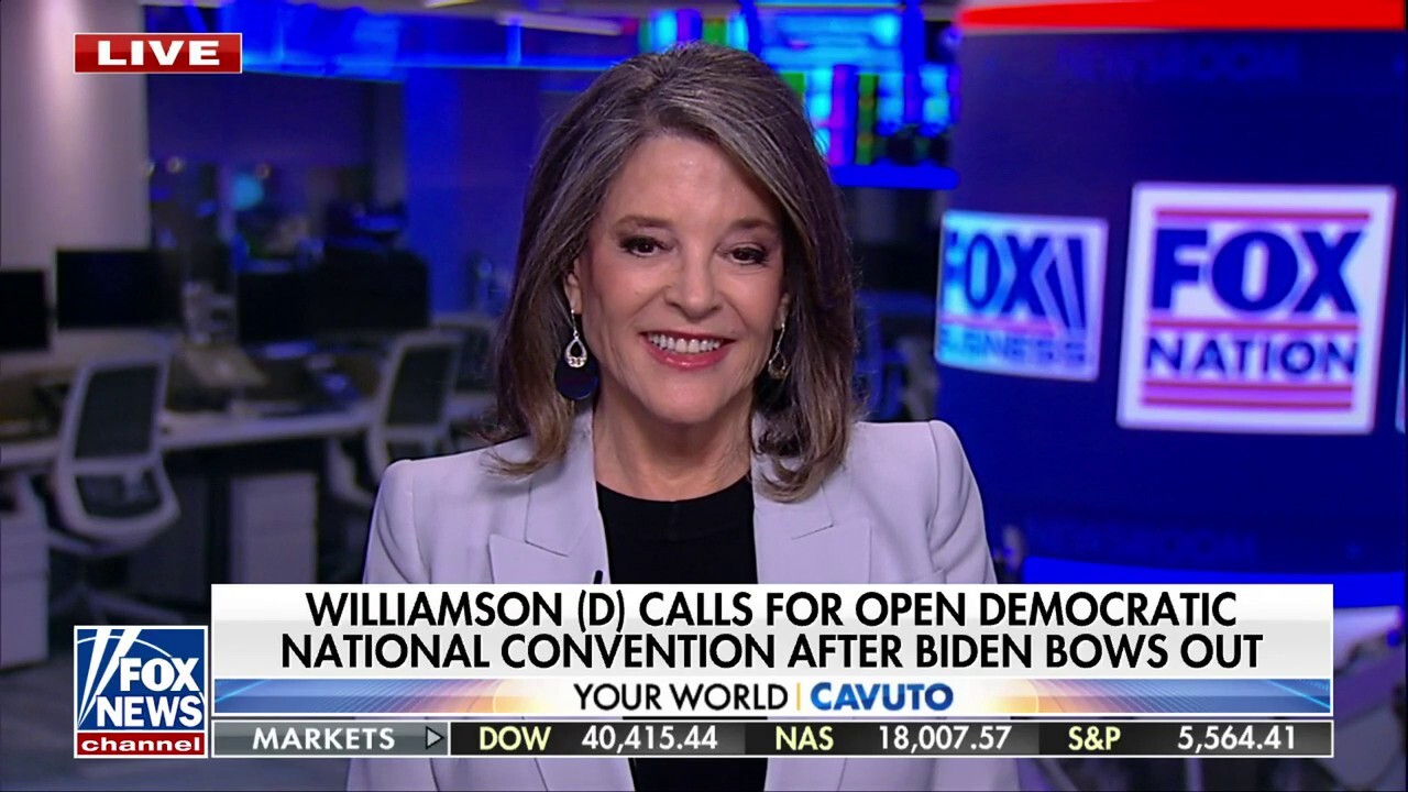 Former Democratic presidential candidate Marianne Williamson shares how she is calling for an open Democratic National Convention after President Biden dropped from the race on ‘Your World.’